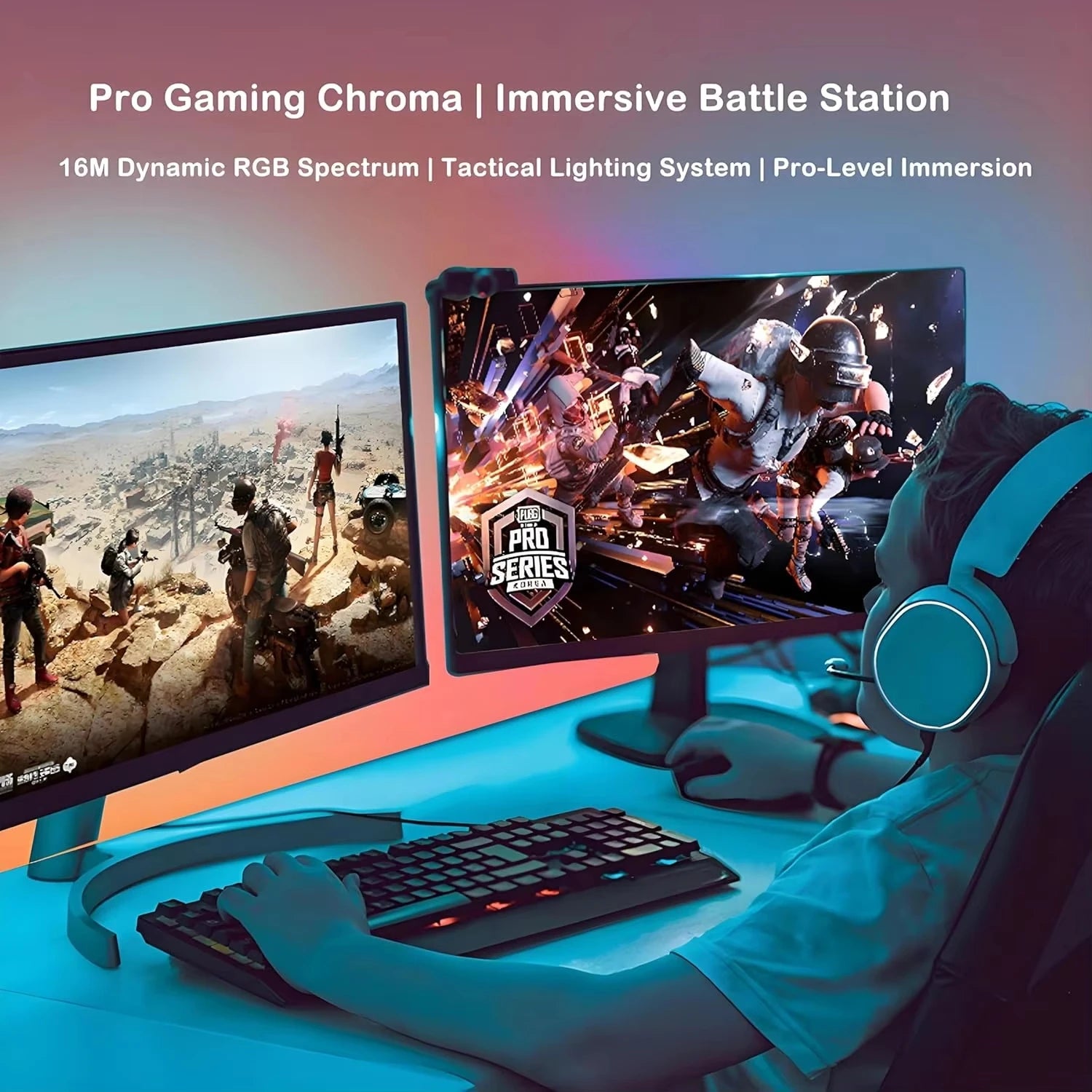 Aura Light™ Immersion Series – RGBIC Monitor Backlight